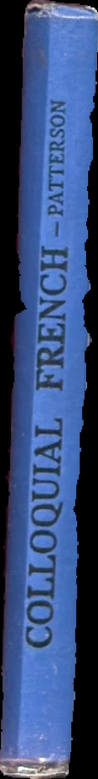 Colloquial French live spine
