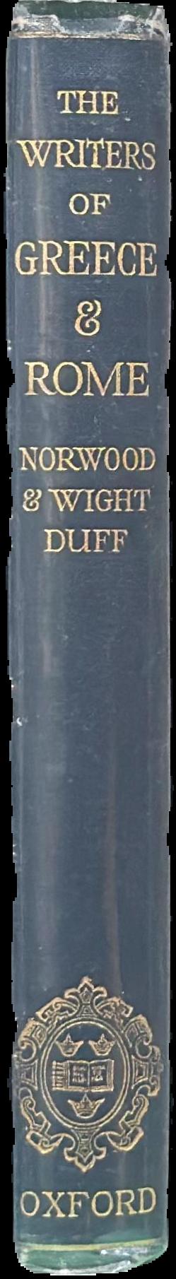 The writers of Greece / by Gilbert Norwood live spine