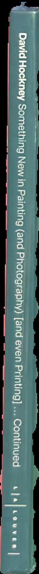 David Hockney : something new in painting (and photography) [and even … continued live spine