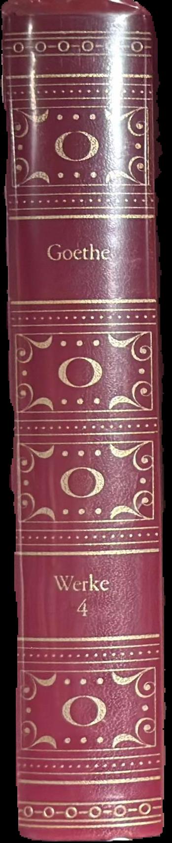Johann Wolfgang Goethe, gesammelte Werke in acht Bänden, dritte Band, Dramen live spine