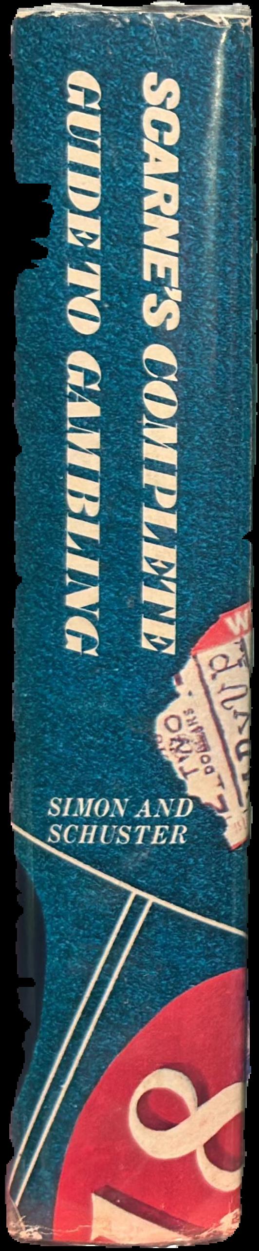 Scarne's complete guide to gambling live spine