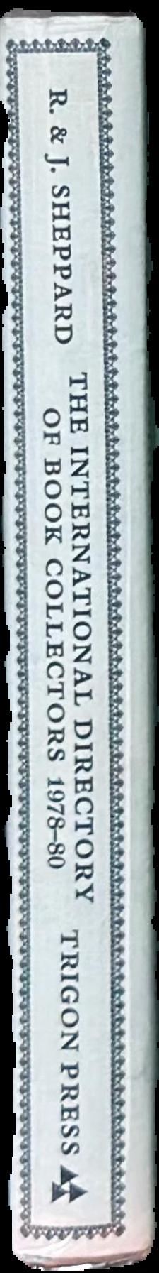 International directory of book collectors 1978-80 live spine
