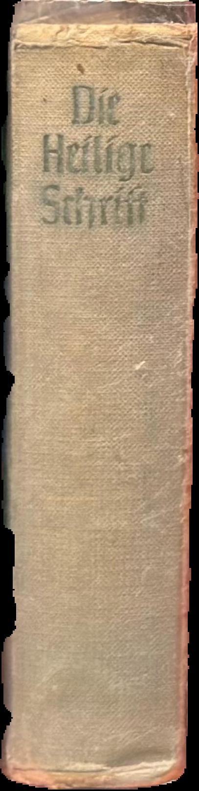 Die Bibel oder die ganze heilige Schrift des alten und neuen Testaments nach der deutschen Übersetzung Martin Luthers live spine