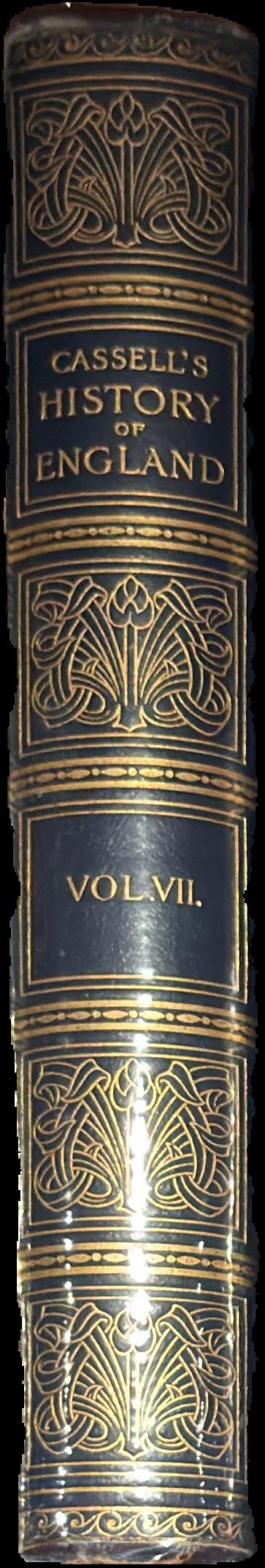 Cassell's history of England : vol. VI, from the death of Sir Robert Peel to the illness of the Prince of Wales live spine