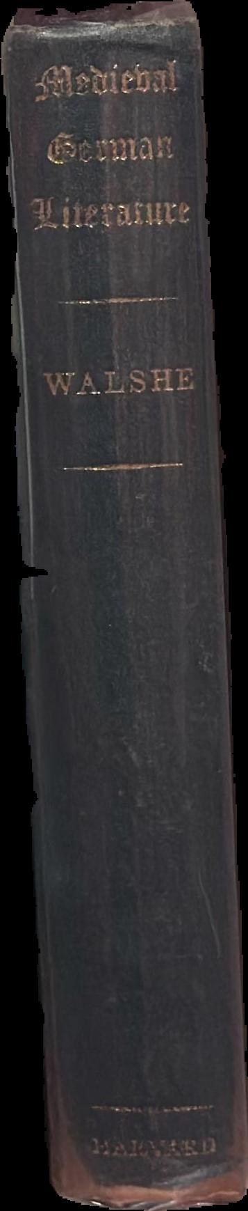 Medieval German literature : a survey spine