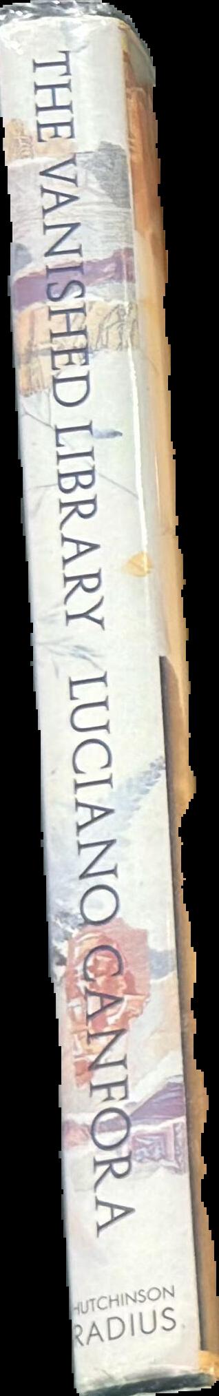 The vanished library spine