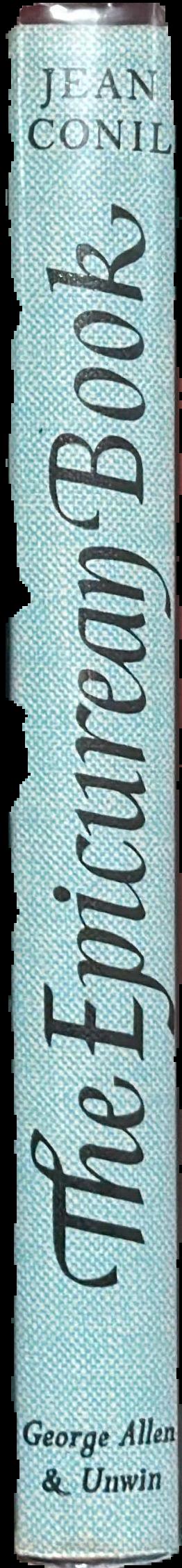 The epicurean book / Jean Conil spine