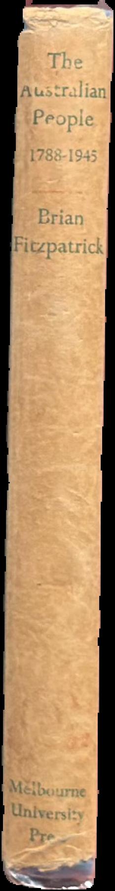 The Australian people 1788-1945 spine