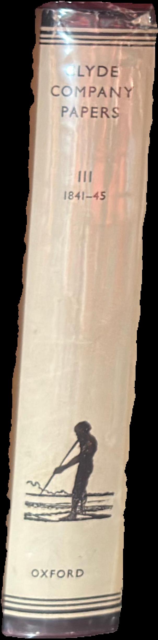 Clyde Company papers : III 1841-45 spine