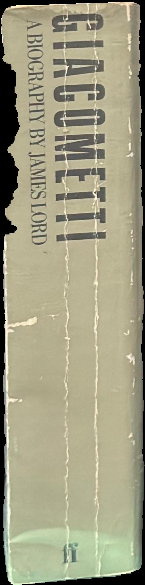 Giacometti : a biography spine