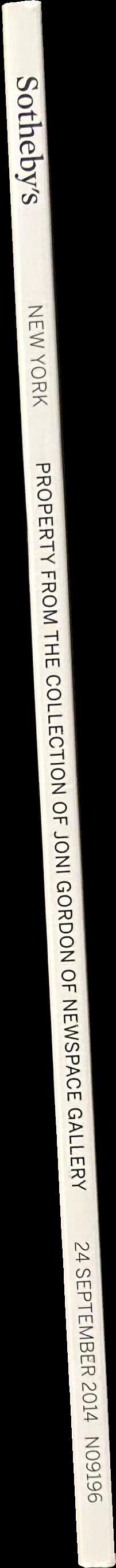 Good to go : property from the collection of Joni Gordon of Newspace Gallery, auction in New York, 24 September 2014 / Sotheby's spine
