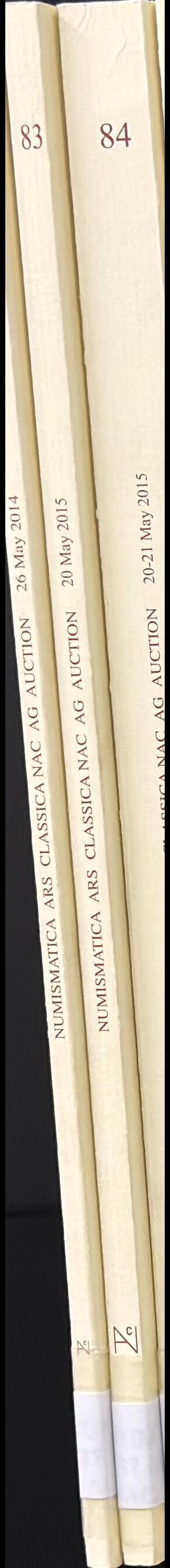 Auction 83 : the Collection of Roman Republican coins of a student and his mentor - part III, 20 May 2015 spine