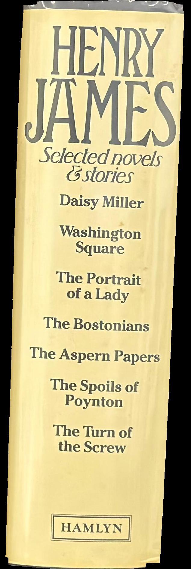 Henry James : selected novels and stories spine