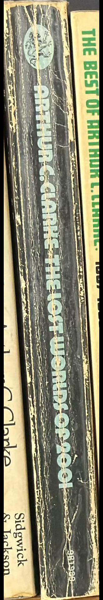 The lost worlds of 2001 spine