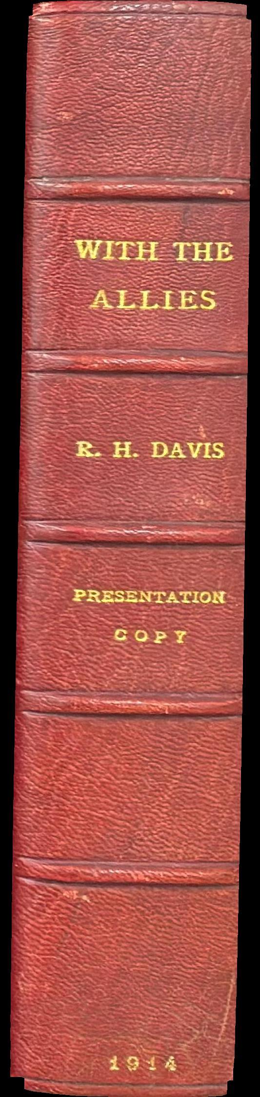 With the Allies / by Richard Harding Davis spine