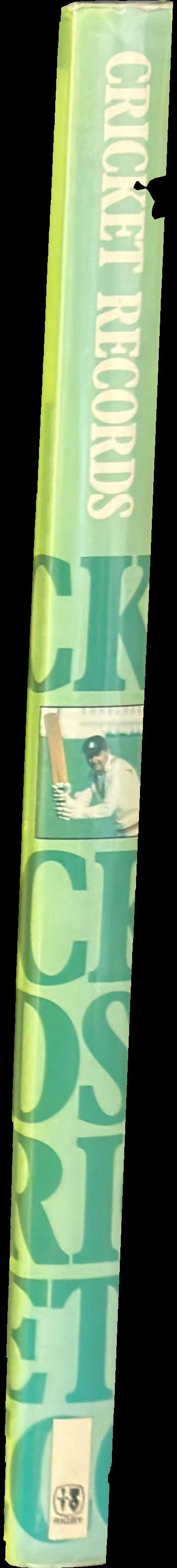 The Rigby A-Z of cricket records / Peter Wynne-Thomas spine
