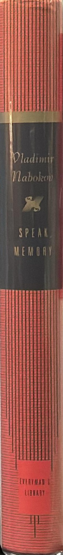 Speak, memory : an autobiography revisited spine