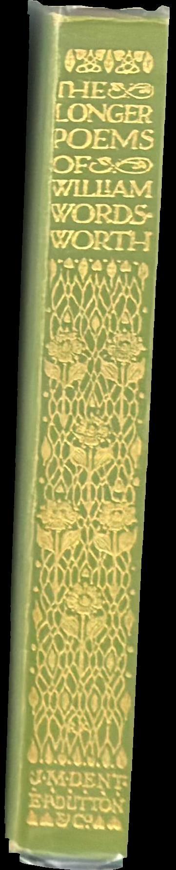 The longer poems of William Wordsworth spine