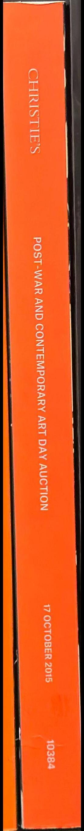 Post-war and contemporary art day auction : Saturday 17 October 2015 spine