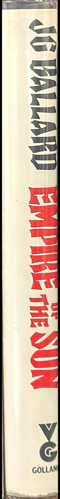 Empire of the sun / J. G. Ballard spine