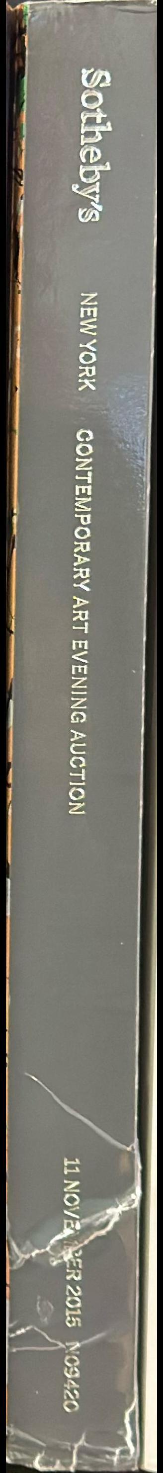Contemporary art evening auction : auction in New York, 11 November 2015 / Sotheby's spine