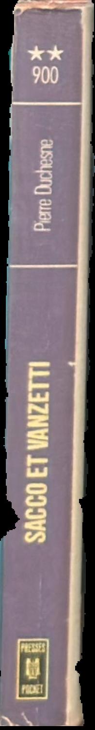 Sacco et Vanzetti spine