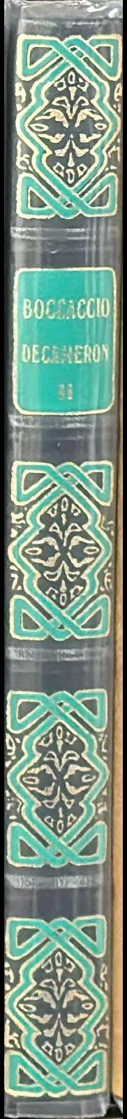 The decameron : volume two spine
