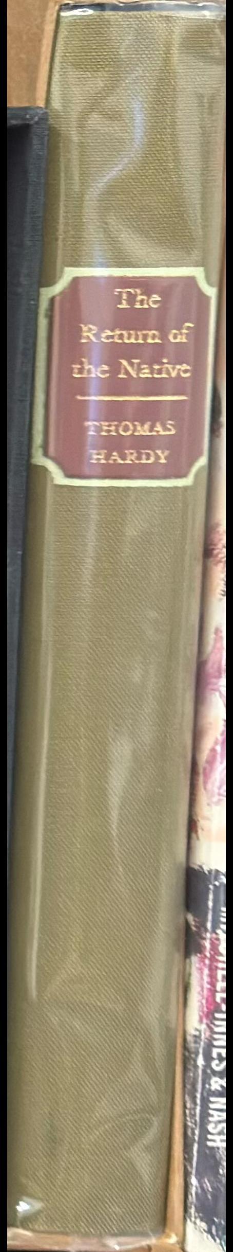 The return of the native / by Thomas Hardy ; wood engravings by Peter Reddick spine