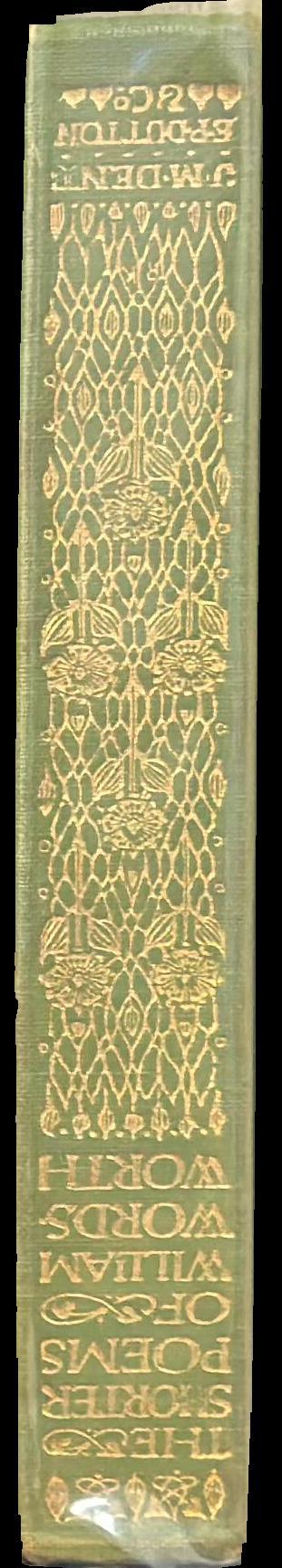 The shorter poems of William Wordsworth spine