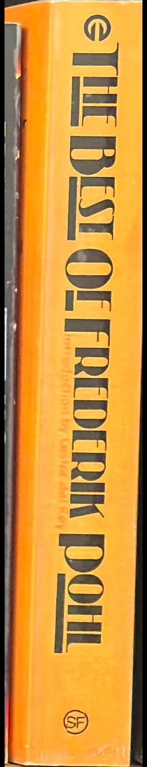 The best of Frederik Pohl spine