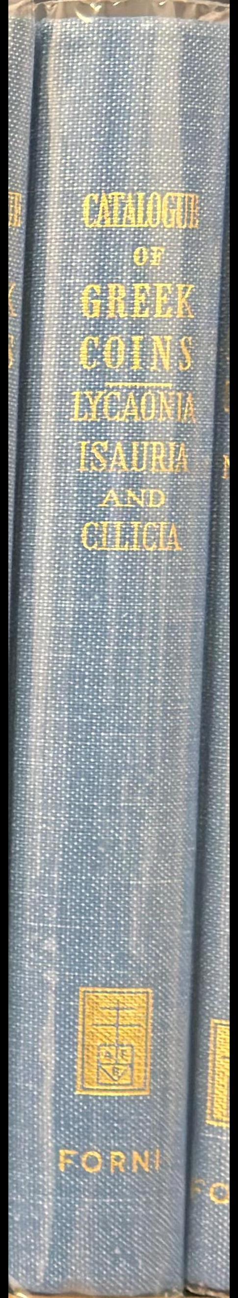 Catalogue of the Greek coins of Lycaonia, Isauria and Cilicia spine