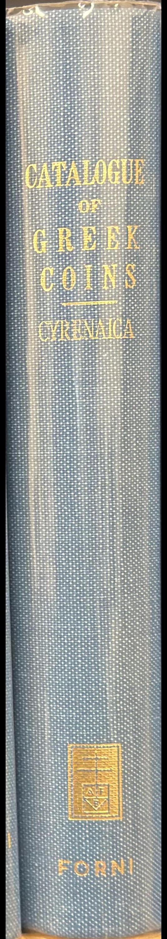 Catalogue of the Greek coins of Cyrenaica spine