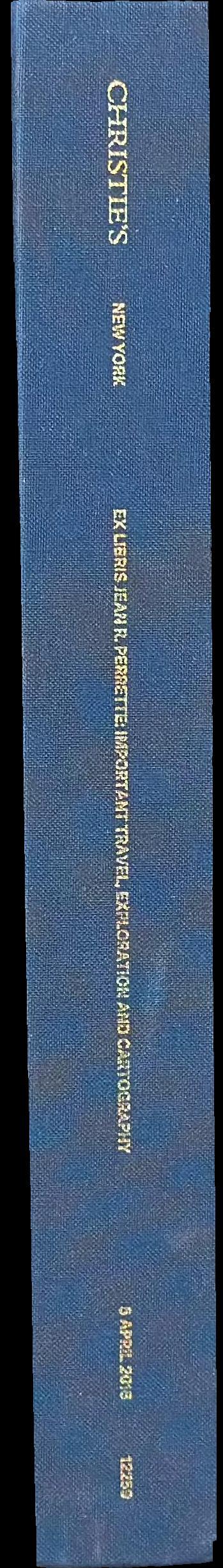 Ex libris Jean R. Perrette : important travel, exploration and cartography : Tuesday 5 April 2016 / Christie's spine