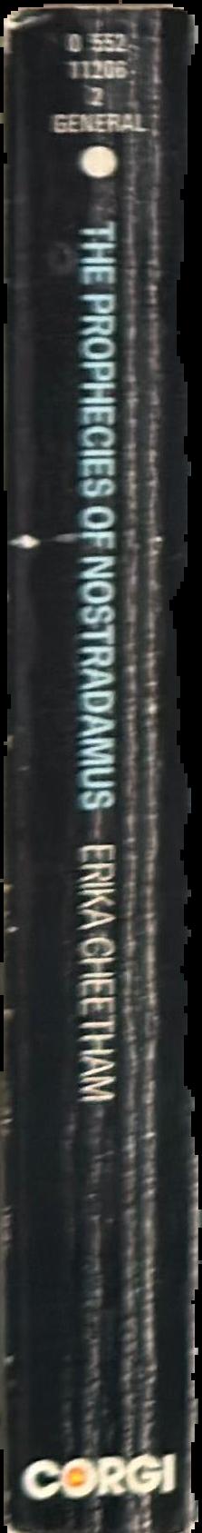 The prophecies of Nostradamus spine