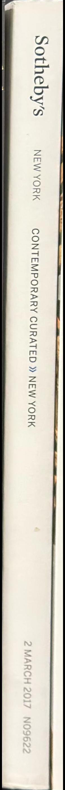 Contemporary curated, New York : auction in New York, 2 March 2017 / Sotheby's spine