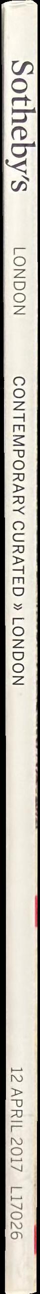 Contemporary curated, London / Sotheby's with guest curator Michael Clark spine