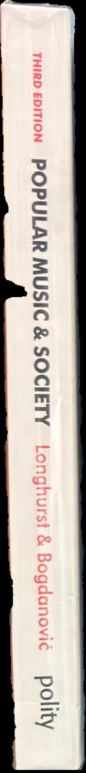 Popular music and society spine