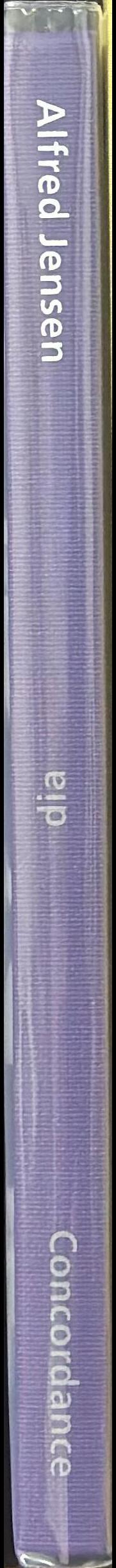 Alfred Jensen : Concordance / DIA Centre for the Arts [edited by Lynne Cooke and Karen Kelly] spine