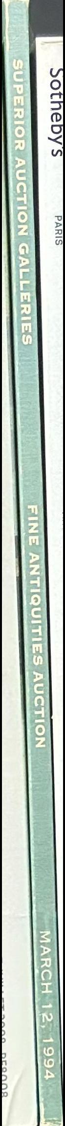 Fine antiquities auction : March 12, 1994 spine