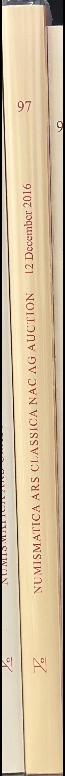 Auction 97 : The America Collection : a highly important selection of Roman coins, 12 December 2016 spine