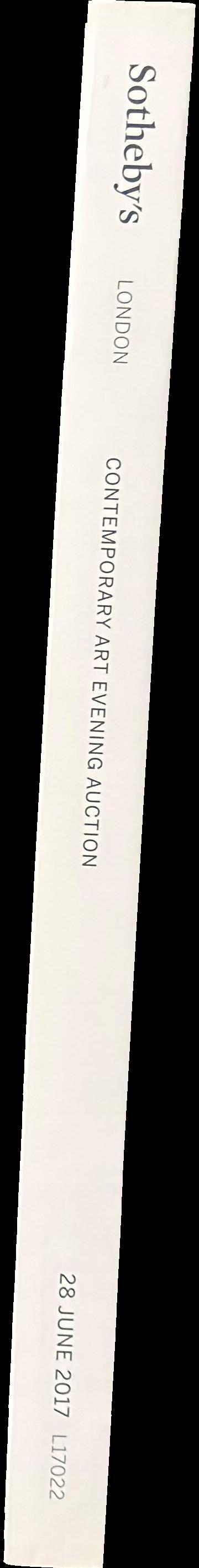Contemporary art evening auction : auction in London, 28 June 2017 / Sotheby's spine