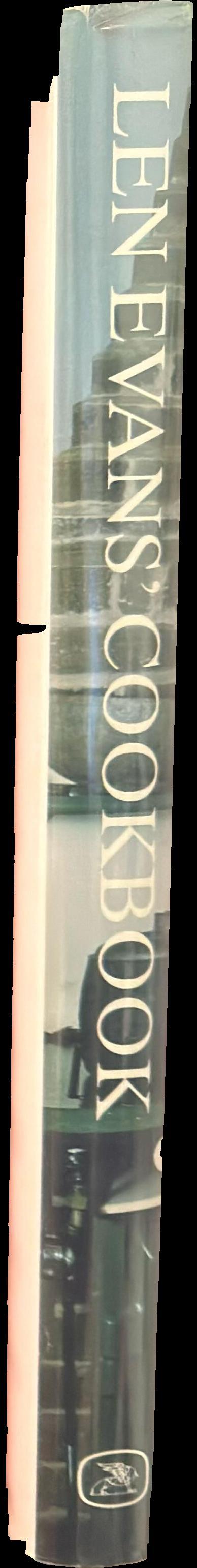 Len Evans' cookbook spine