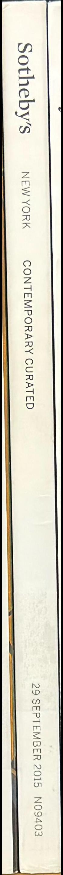 Contemporary curated : auction in New York, 29 September 2015 / Sotheby's spine
