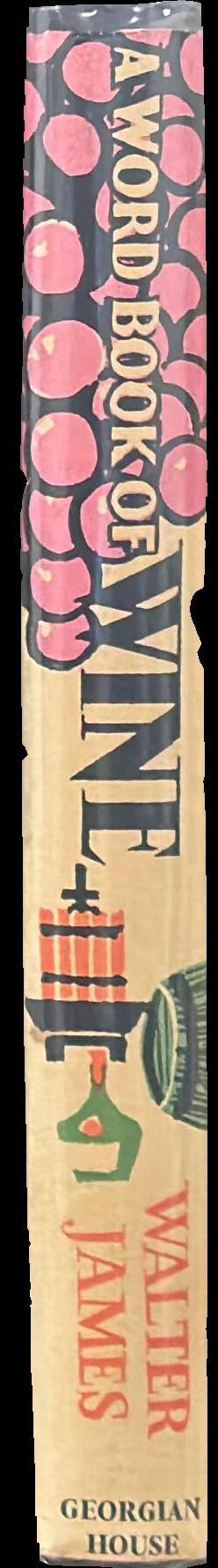 A word-book of wine spine