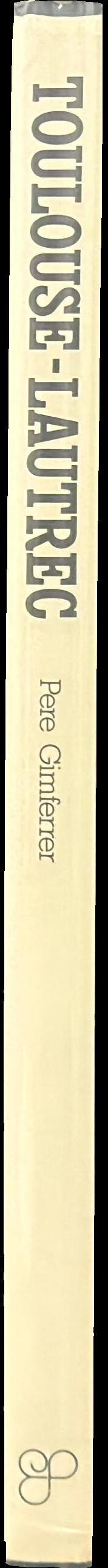 Toulouse-Lautrec spine