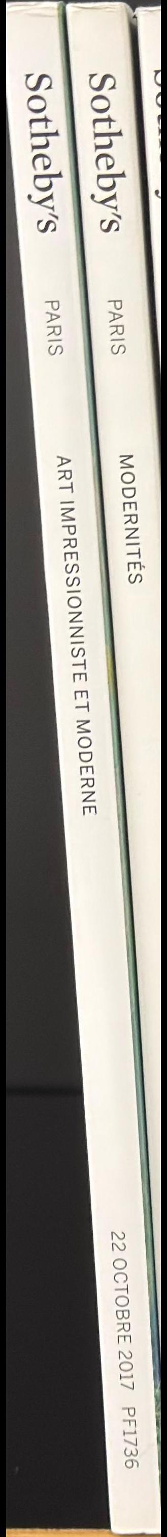 Art impressioniste and moderne : vente a Paris, 22 Octobre 2017 / Sotheby's spine