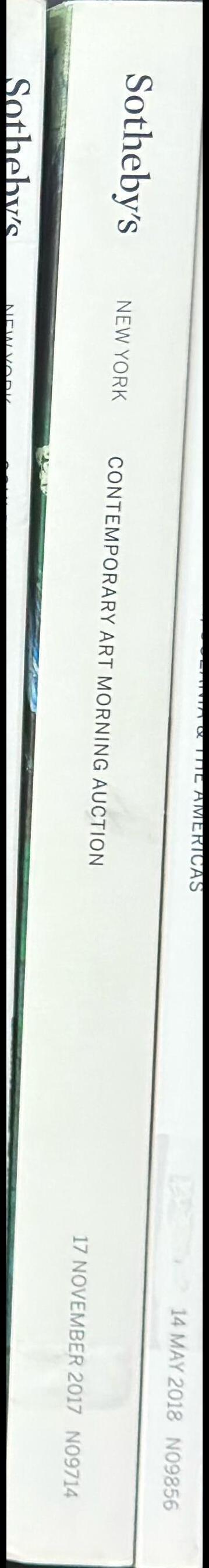 Contemporary art morning auction : auction in New York, 17 November 2017 / Sotheby's spine