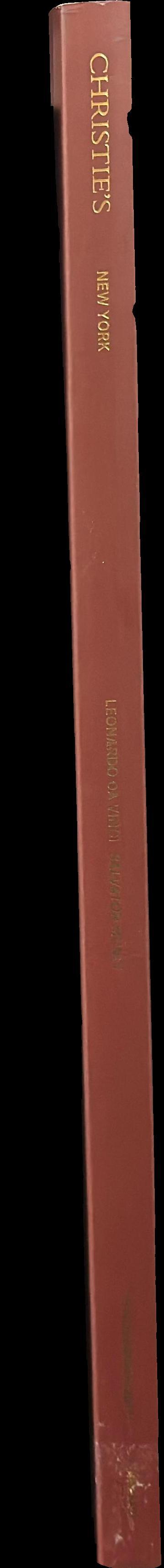 Leonardo da Vinci : Salvator Mundi / Christie's spine
