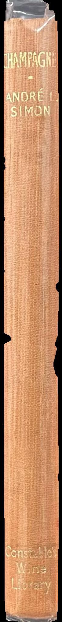 Champagne : with appendices on corks, methods of keeping and serving Champagne, vintages, brands, shippers spine