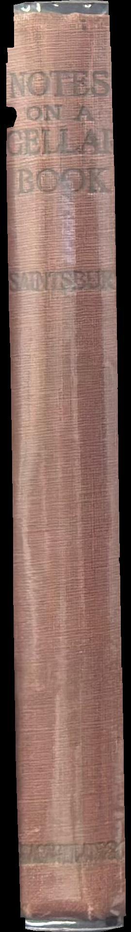 Notes on a cellar-book spine